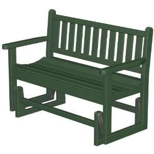  Polywood Traditional Glider Green