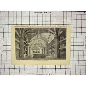  Royal Vault St Georges Chapel Windsor Antique Print