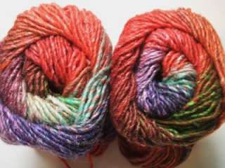 Noro Silk Garden Yarn Mohair Wool Red Per Skein 299 C  
