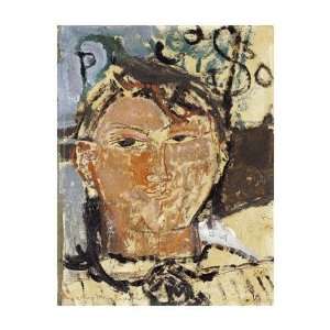  Portrait De Picasso by Amedeo Modigliani. Size 17.01 