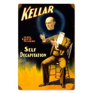  Keller Self Decapitation Allied Military Vintage Metal 