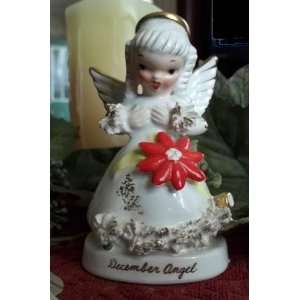   Vintage Napco 1950s December Birthday Angel Figurine 