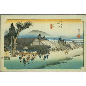 Hand Made Oil Reproduction   Ando Hiroshige   32 x 22 inches   51st 