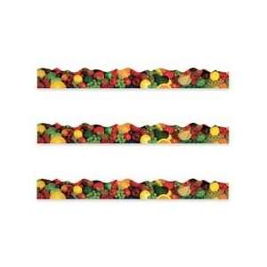 Fruit Themed Trimmer, 12 Panels, 39 Long   Sold as 1 EA   Decorate 
