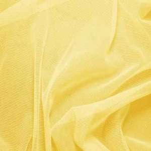  Nylon Spandex Sheer Stretch Mesh Fabric Yellow