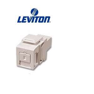 Leviton 41085 SAC QuickPort Singlemode Simplex SC Fiber Optic Adapter 