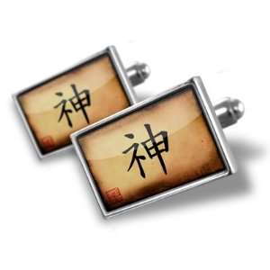  Cufflinks God Chinese characters, letter   Hand Made 
