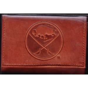  Buffalo Sabers Wallet Trifold Leather Outer Everything 