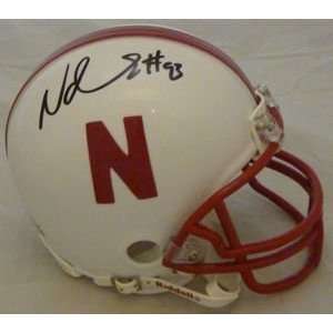  Ndamukong Suh Autographed Nebraska Cornhuskers Mini Helmet 