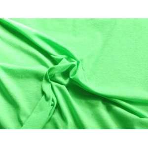  Cotton/Lycra Stretch Green Fabric Arts, Crafts & Sewing