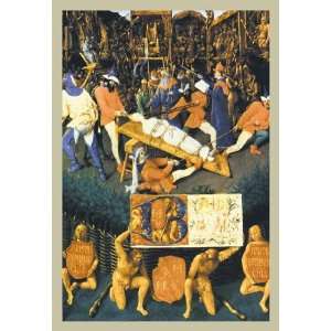   Martyrdom of Saint Apollonia 12x18 Giclee on canvas