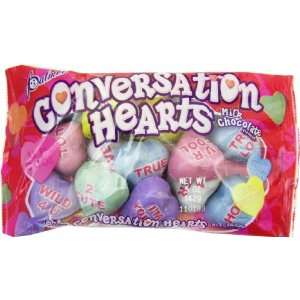 Chocolate Conversation Hearts Bag 5oz.  Grocery & Gourmet 