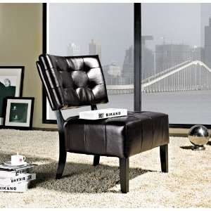   Bentley Bonded Leather Armless Chair   LI S115 CH Furniture & Decor