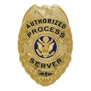  Process Server Badge (Full Size)