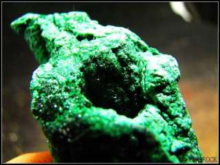 RARE SHAPE Natural Green Malachite Stick Crystal  
