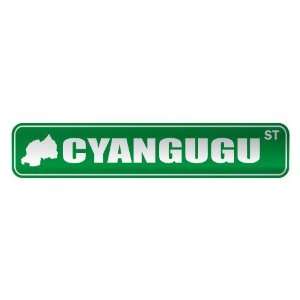   CYANGUGU ST  STREET SIGN CITY RWANDA