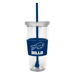 NFL Buffalo Bills Lidded Cold Cup with Straw  Sports 