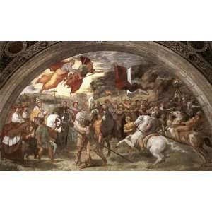   between Leo the Great and Attila, by Raffaello