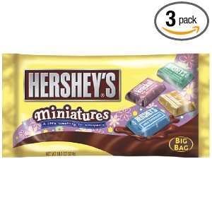 Hersheys Easter Miniatures Chocolate Candy, 18.5 Ounce Bags (Pack of 
