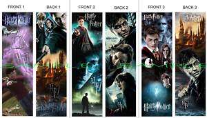 BOOKMARKS HARRY POTTER Ron Hermione Deathly Hallows  