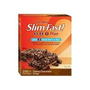  Slim Fast 200 Calorie Meal Bars, Chewy Chocolate Crisp 5 
