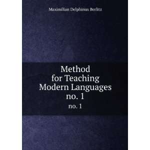   Languages. no. 1 Maximilian Delphinus Berlitz  Books