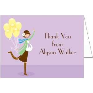 Dress Up Momma Baby Shower Thank You Cards   Set of 20
