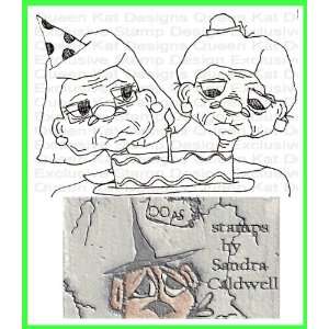    Happy Birthday Again Doodle Unmounted Rubber Stamp 