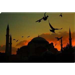  morning flight   istanbul, turkey, Turkey   Wrapped Canvas 