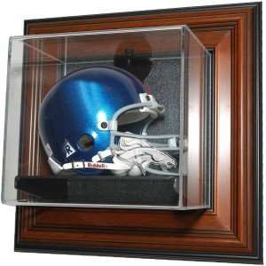  Denver Broncos Mini helmet Case Up Display, Brown 