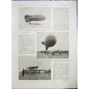  Zeppelin Dirigeable Air Balloon Aviation French 1933