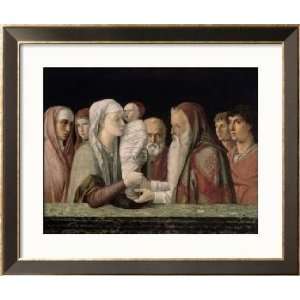  Depiction of Jesus in the Temple, Framed Poster Print by 
