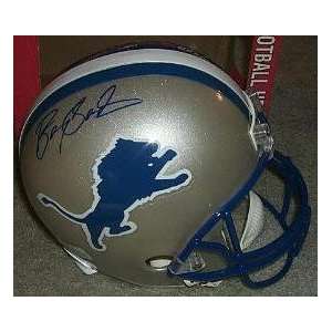  Barry Sanders Signed Lions Riddell Deluxe Full Size 