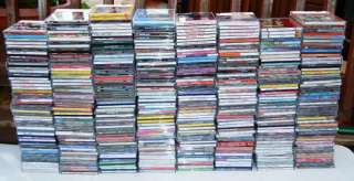 LARGE WHOLESALE ROCK POP CD LOT of 350+ DIFFERENT COMPACT DISCS ~ A 