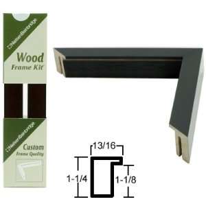  Nielsen Bainbridge Black Wood Frame Kits 8.5in pair 