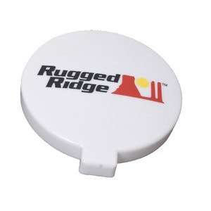   Rugged Ridge 15210.54 6 White Round Off Road Light Cover Automotive