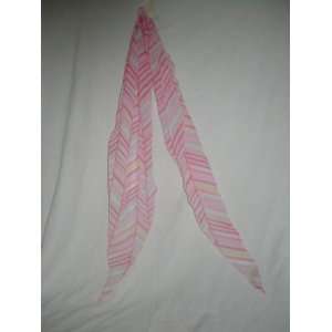  and White Designer Oblong Fashion Accessory Scarf 
