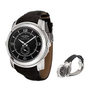  Rotary GS90026 21 19 Gents Originales Black Dial And 