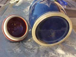 Denby Harlequin Storage Jar & Lid 6 Green Blue Red  