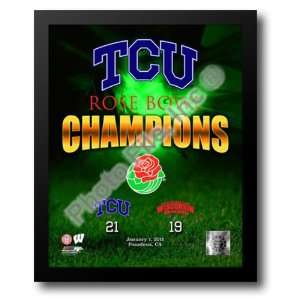  TCU Horned Frogs Rose Bowl Champions Composite 12x14 