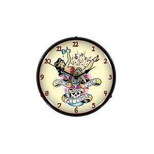 Tattoo Girl Lighted Clock   Review