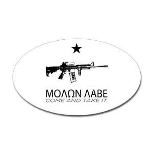  Molon Labe   Come and Take It Ron paul Oval Sticker by 