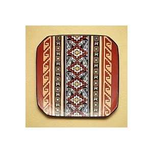  NOVICA Cuzco decorative ceramic plate, Inca Universe 