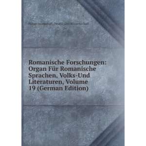  Romanische Forschungen Organ FÃ¼r Romanische Sprachen 