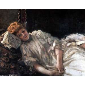 Hand Made Oil Reproduction   Ilya Repin   24 x 18 inches   Portrait of 