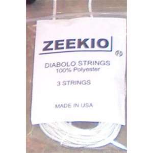  Zeekio Diabolo String   White   3 pack 