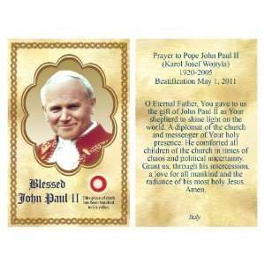  Blessed John Paul Relic Cards 3 1/2 x 2 1/4 Everything 