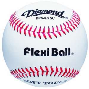 Diamond Sports Reduced Size Flexi Ball Training Baseball, 8.5 Inch (12 