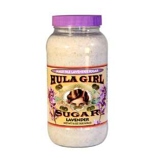 Hula Girl Maui Isle Lavender Sugar (16oz)  Grocery 