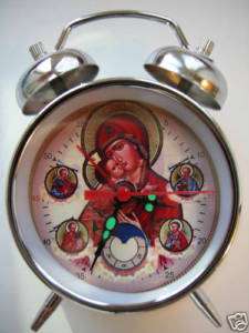 Russian WATCH Souvenir USSR Mechanical ring Alarm Clock  